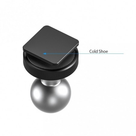 Leofoto AM-8-5 Gelenkarm / Magic Arm – Adapter Cold Shoe