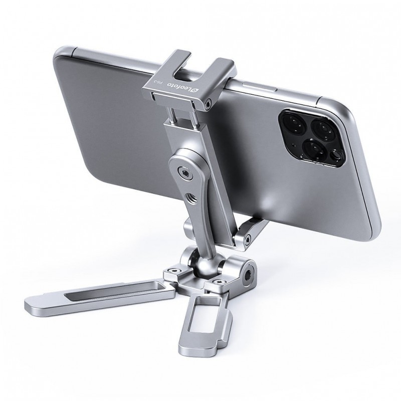 Leofoto PS-3 silver Stojak / podstawka pod telefon (srebrny) Leofoto PS-3 silver Stojak / podstawka pod telefon (srebrny)