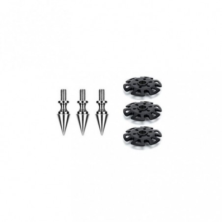 Leofoto TFW spikes feet tripod z rakietami snow (3 pcs.)