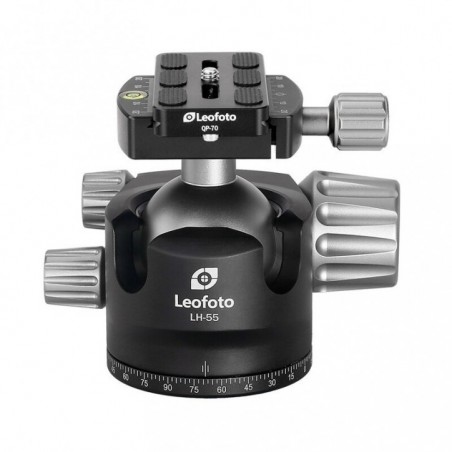 Leofoto LH-55+QP-70N testa a sfera