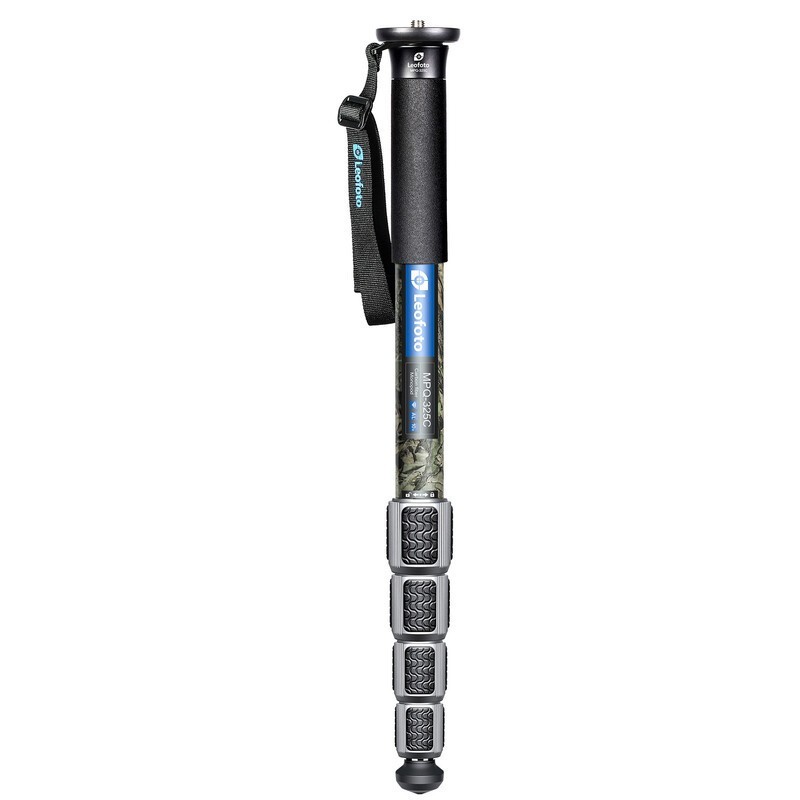 Leofoto MPQ-325C monopod karbonowy z chowanymi nóżkami (kamuflaż)