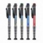 Leofoto MPQ-325C monopod karbonowy z chowanymi nóżkami z uchwytem i stopką (niebieski)