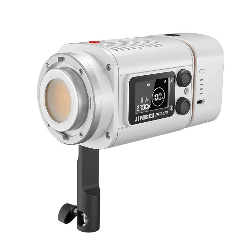 Jinbei EF-60Bi lampe vidéo LED portable (avec réflecteur et zoom) Jinbei EF-60Bi lampe vidéo LED portable (avec réflecteur et zoom)