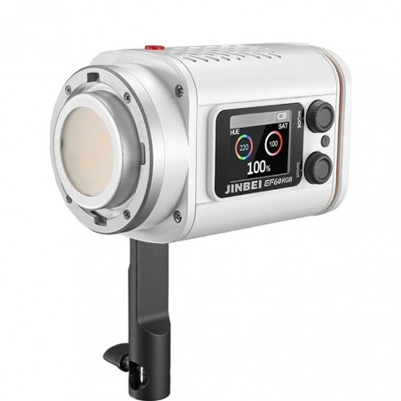 Jinbei EF-60RGB lampa LED video przenośna (z reflektorem i obiektywem zoom)