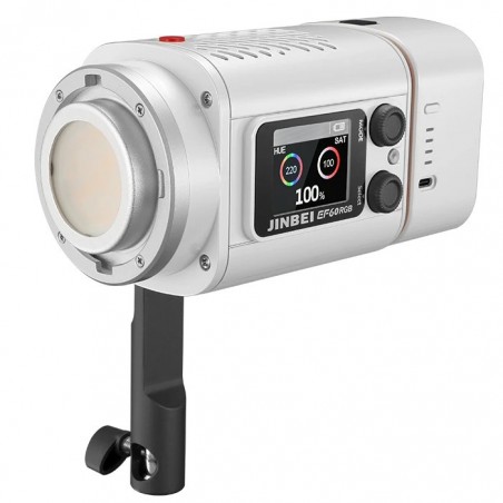 Jinbei EF-60RGB lampa LED video przenośna (z reflektorem i obiektywem zoom)
