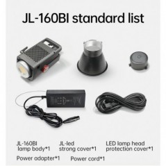 Jinbei JL-160Bi LED-Videoleuchte (mit EF Boost Reflektor)