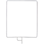 Quadralite 60x75cm rama flagi