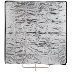 Set di teli per bandiera Quadralite 120x120 cm oro/argento/bianco/nero