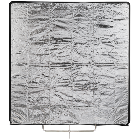 Quadralite zestaw do flagi 120x120cm złoty/srebrny/biały/czarny