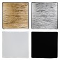 Quadralite 120x120 cm flag fabric set gold/silver/white/black