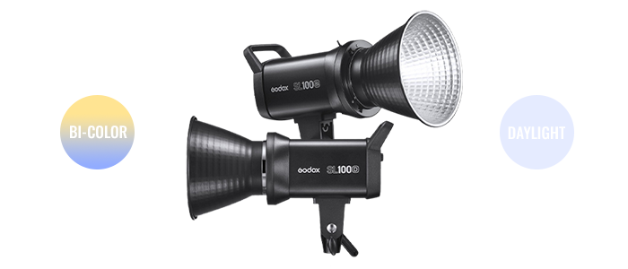Godox SL100 Daylight Bi-Color  LED video light ranked