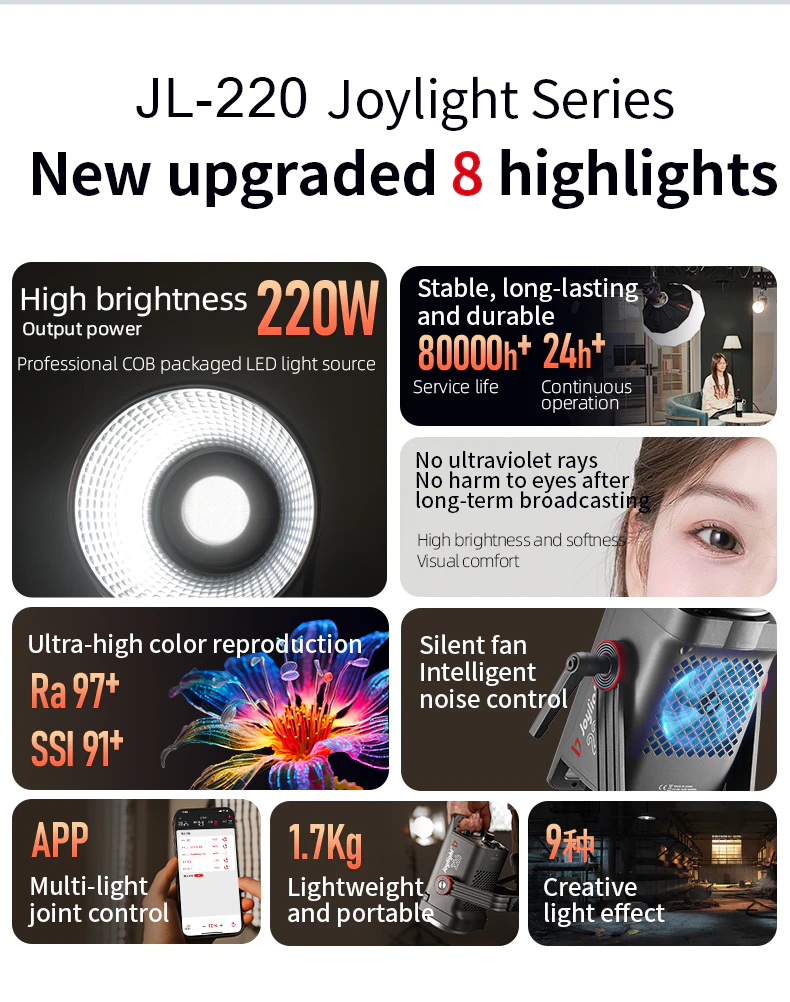 Jinbei JL-220 LED-Leuchte – Bild 7