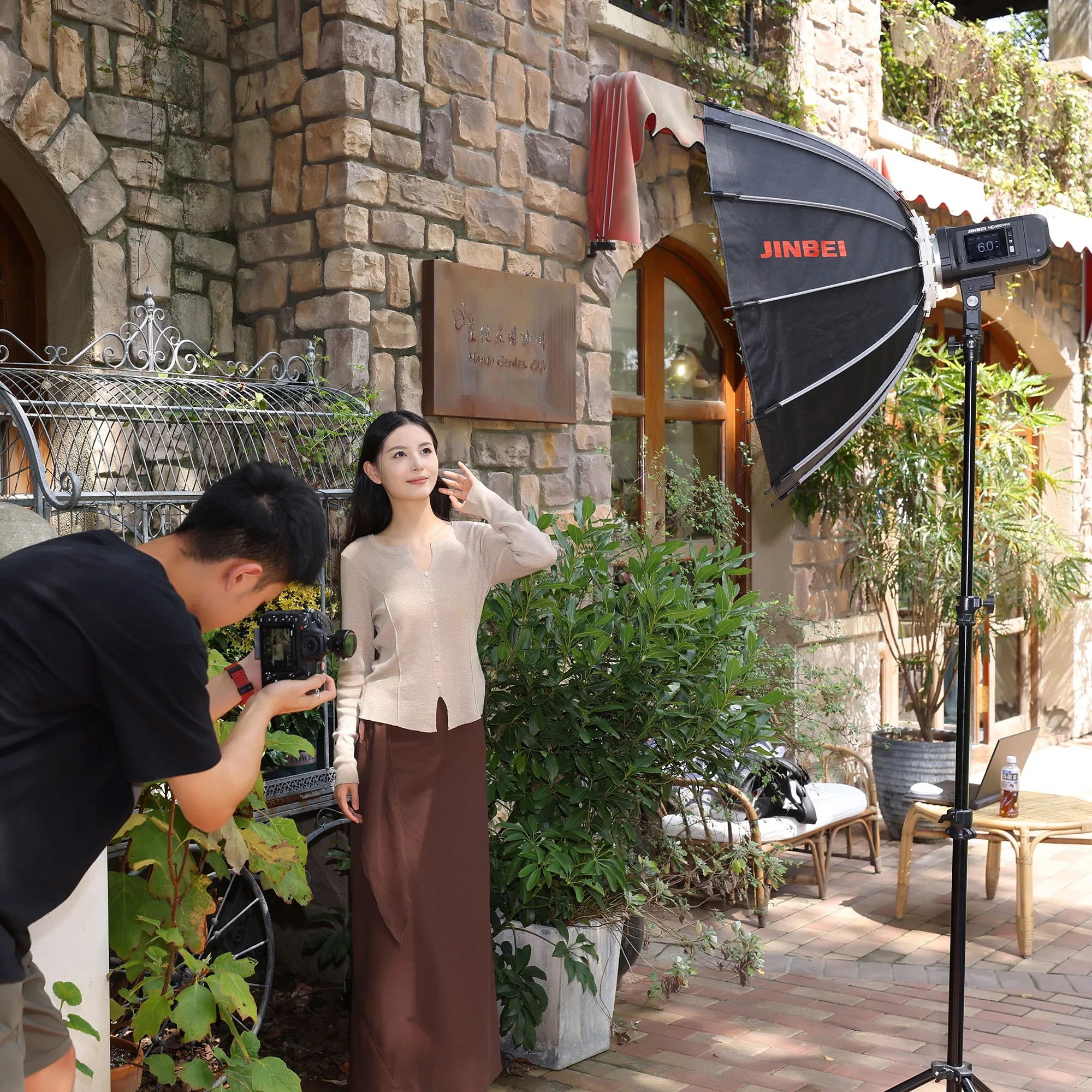 Jinbei HD-400max TTL flash monobloc sur batterie Jinbei HD-400max TTL flash monobloc sur batterie – image produit 1