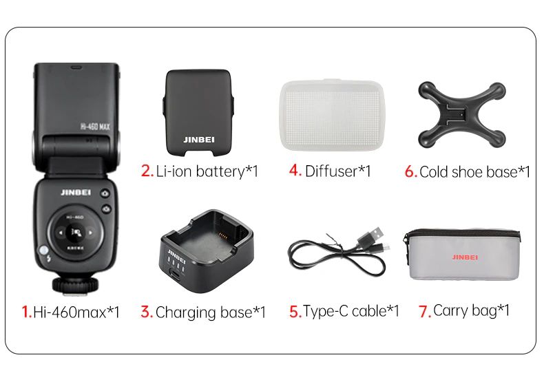 Jinbei HI-460MAX Speedlite Universel – image produit 10
