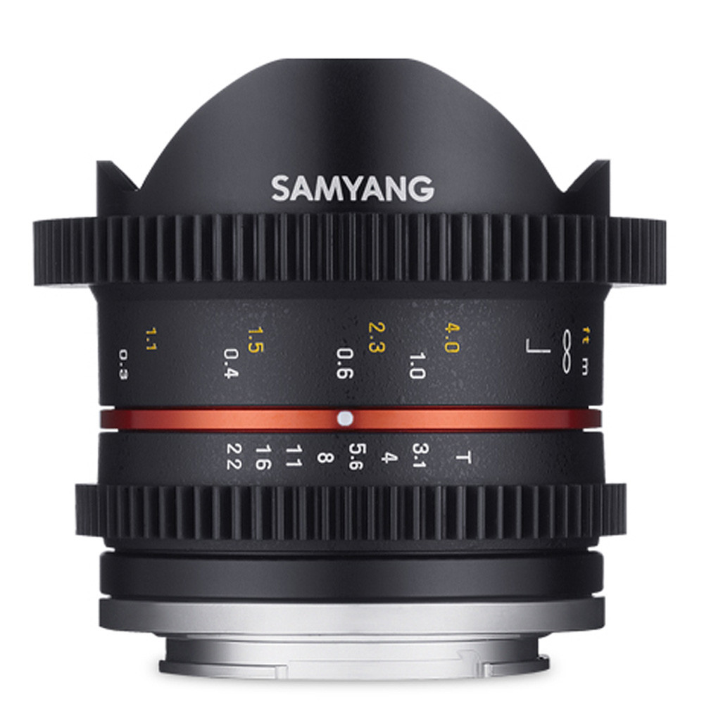 Objectif Samyang 8mm T3.1 Cine pour Fuji X – image produit 1