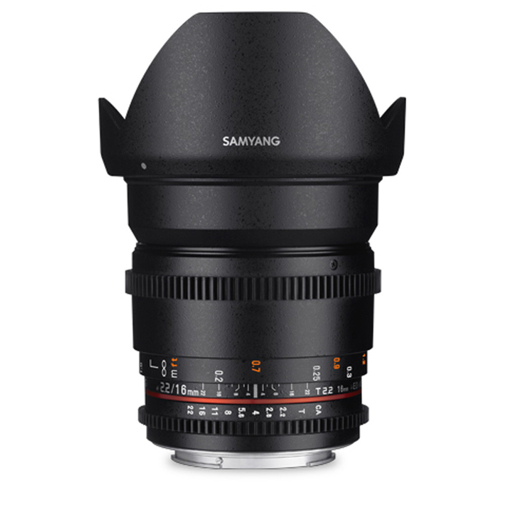 Samyang 16mm T2.2 VDSLR for Fuji X Samyang 16mm T2.2 VDSLR for Fuji X – image produit 1
