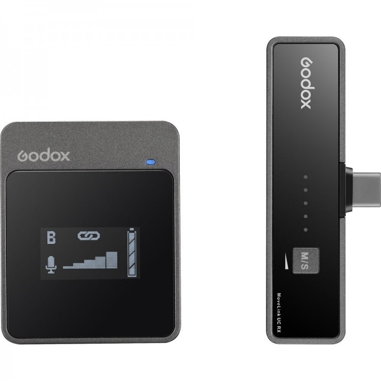 Godox Movelink UC1 Sistema microfonico wireless USB-C a 2.4GHz – 2
