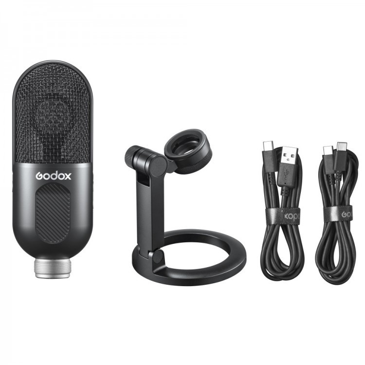 Godox UMic12 Microphone USB à condensateur cardioïde – 16