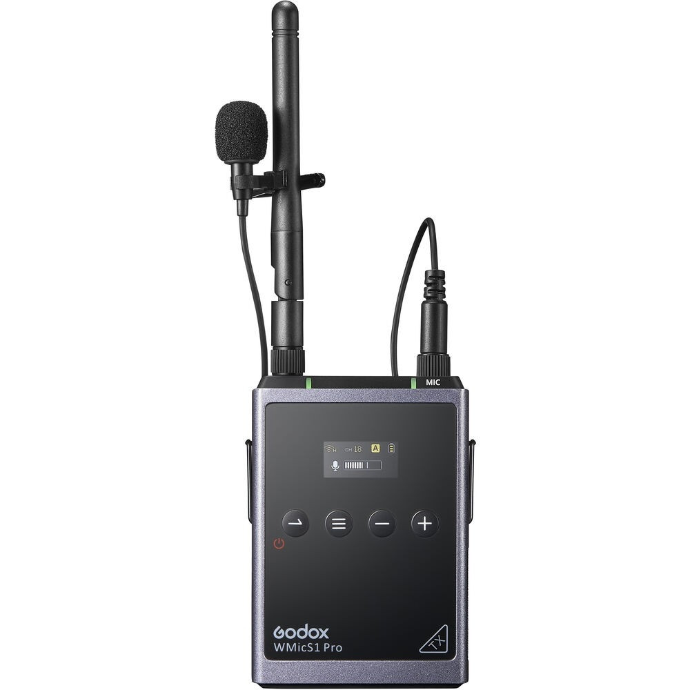 Godox WMicS1 Pro Kit 2 UHF-Drahtlos-Mikrofonsystem – 4