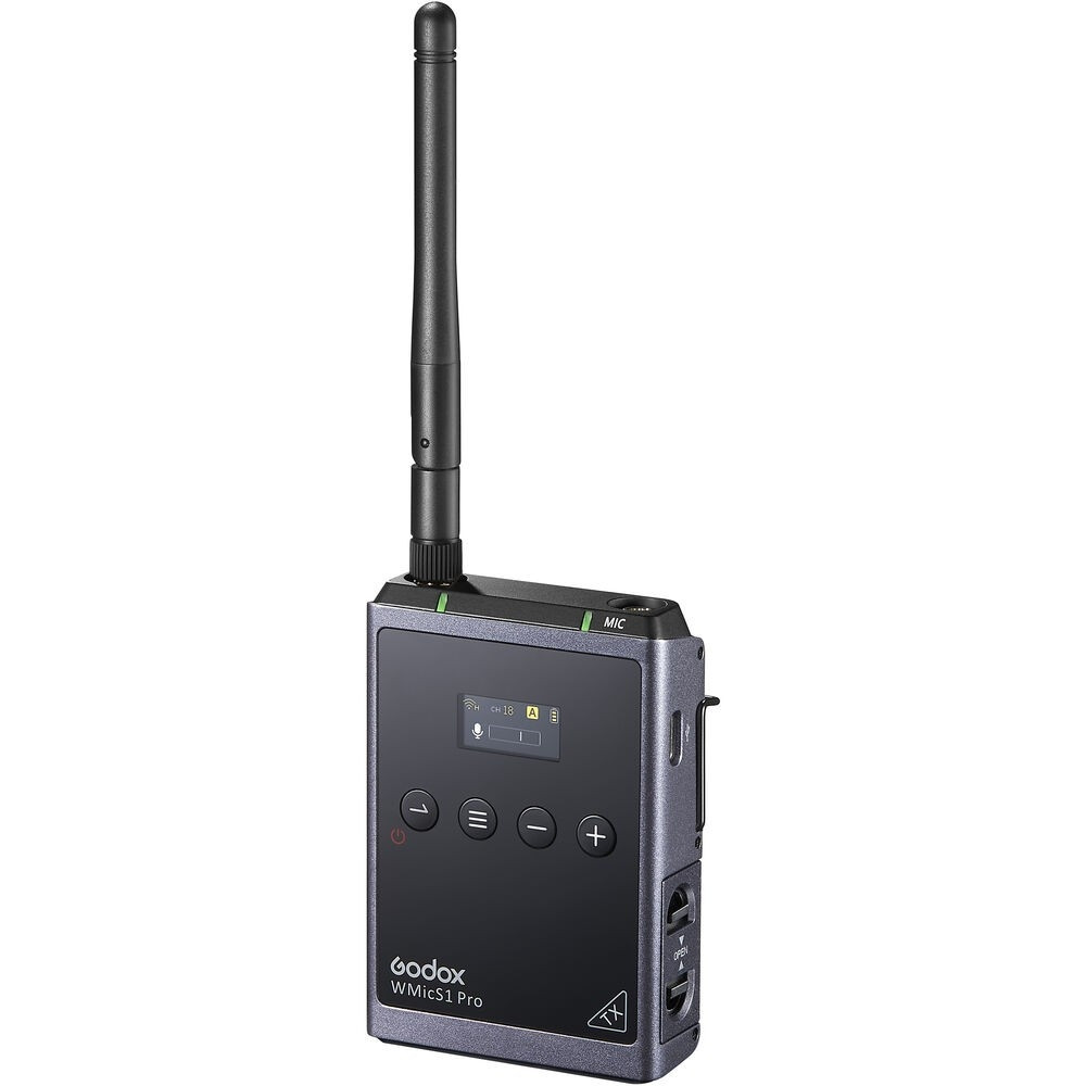 Godox WMicS1 Pro TX UHF Wireless Bodypack Transmitter – 6