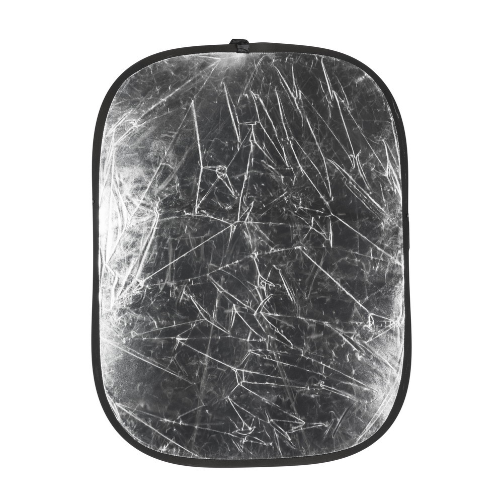 Quadralite reflektor bílo-stříbrný 95x125cm