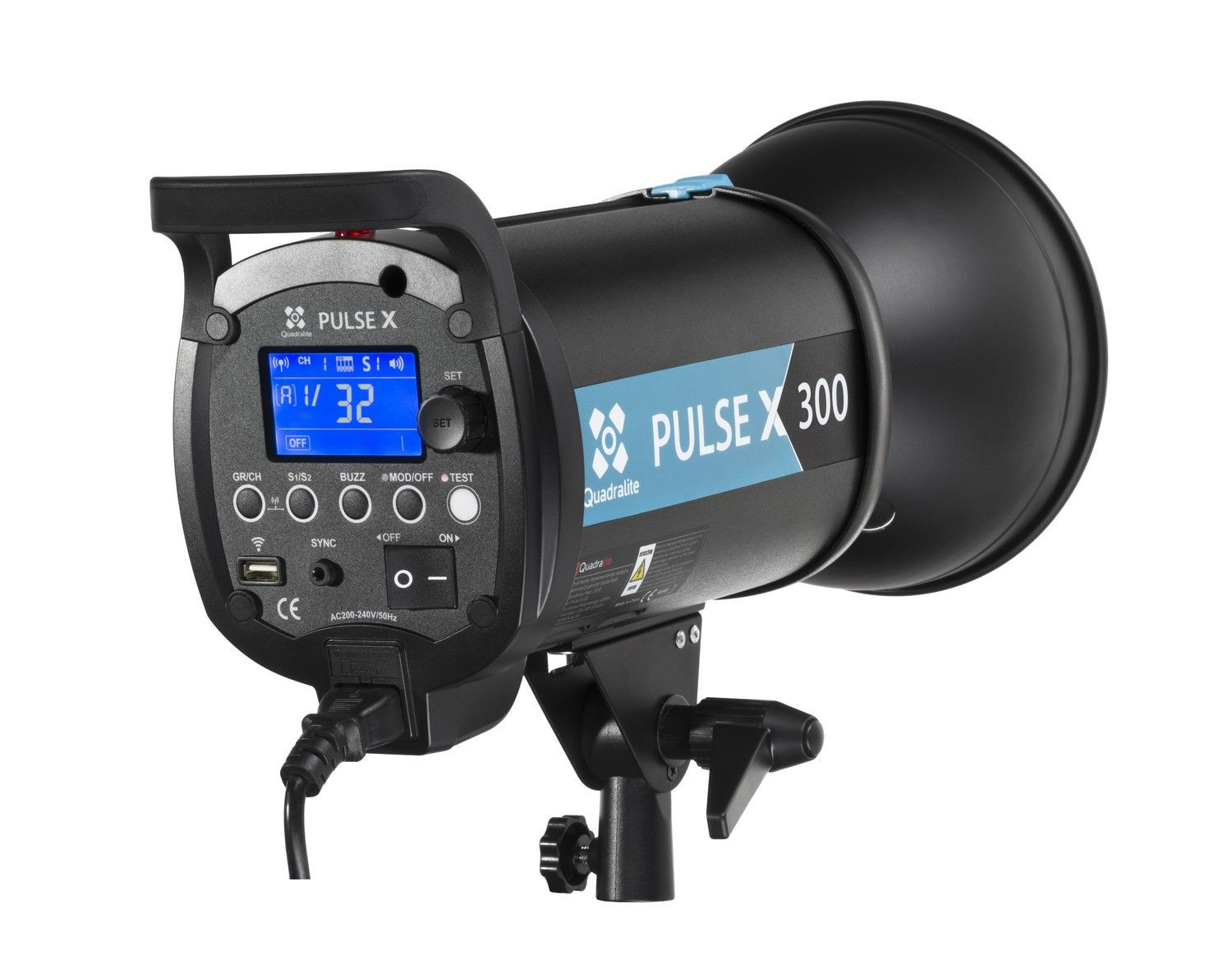 Flash da studio Quadralite Pulse X 800