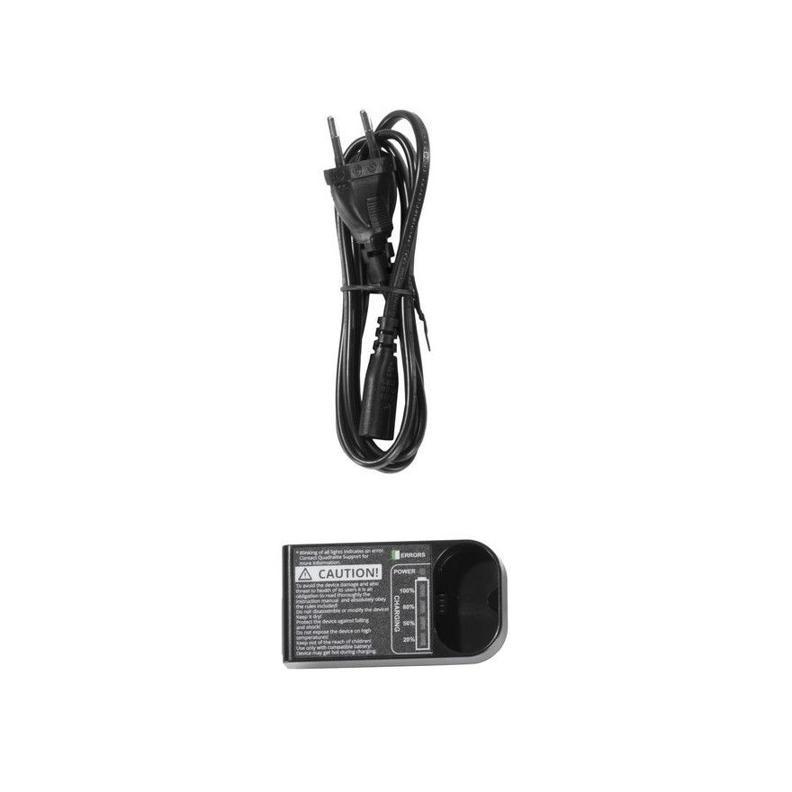 Quadralite caricabatterie per Stroboss 36evo / VB-20