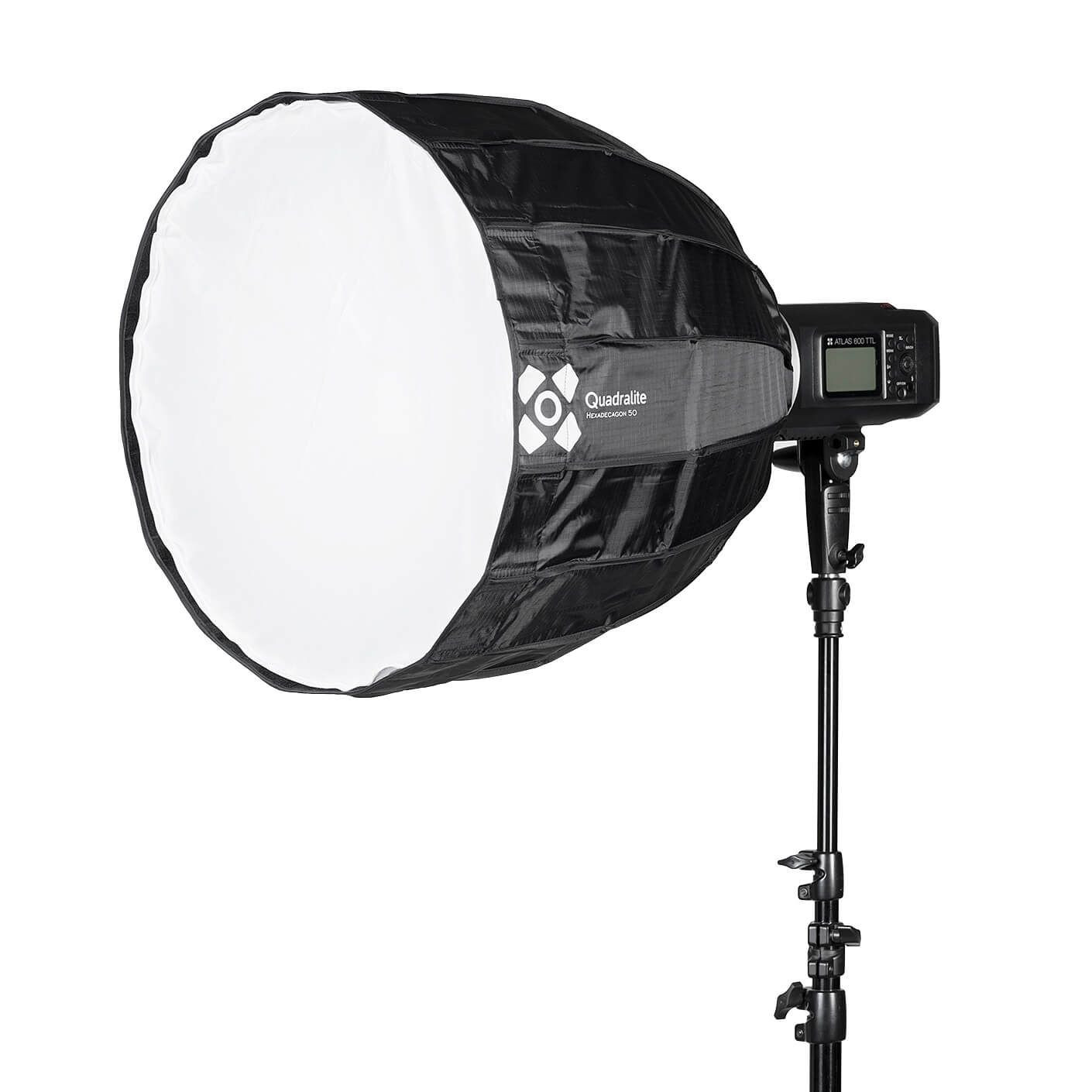 Quadralite Hexadecagon Softbox 50 cm (Bowens) Quadralite Hexadecagon Softbox 50 cm (Bowens) - Produktbild 1