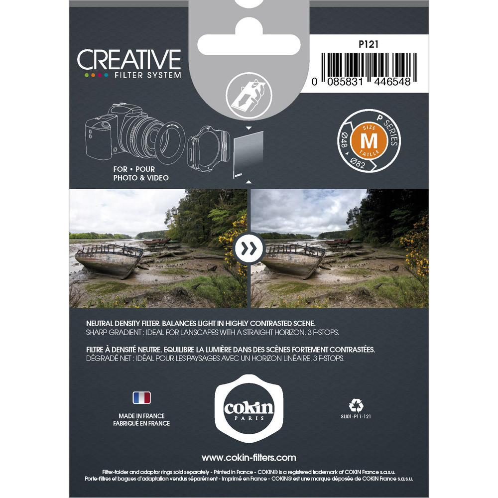 Cokin P121 filtro ND graduato ND8 — M/P