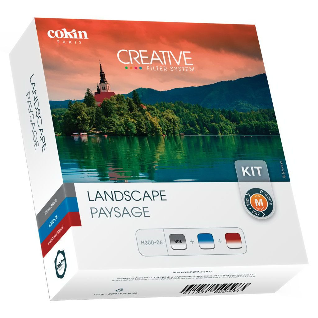 Cokin size M (P series) set H300-06 half filters P123S, P125S, P121S Cokin size M (P series) set H300-06 half filters P123S, P125S, P121S - product image 1