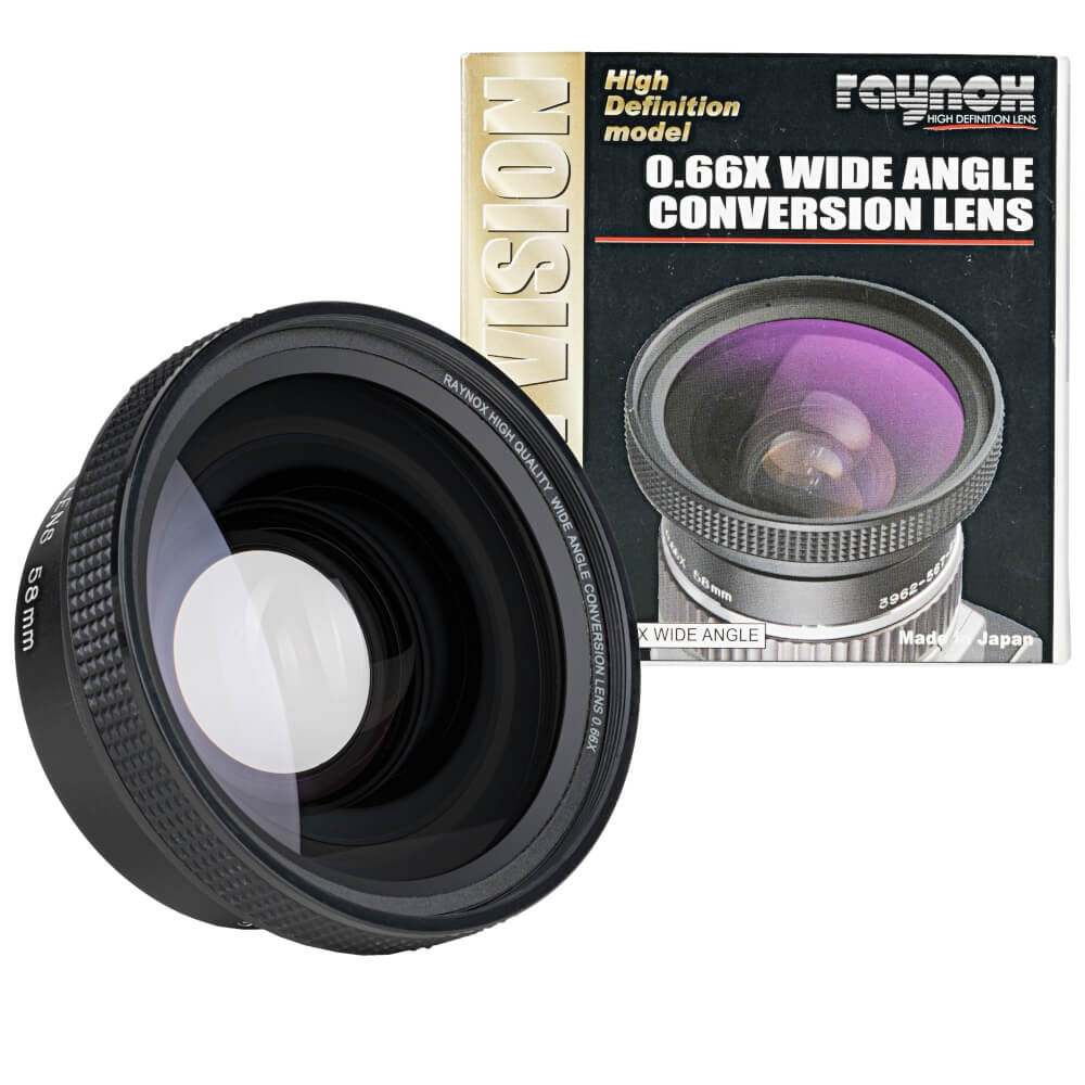 Raynox HD-6600PRO 58 mm – Weitwinkel-Vorsatzkonverter 0.66x