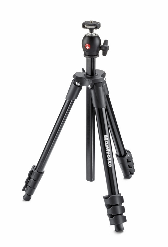 Compact Advanced aluminium trépied avec tête 3D, noir Compact Advanced aluminium trépied avec tête 3D, noir – image produit 1