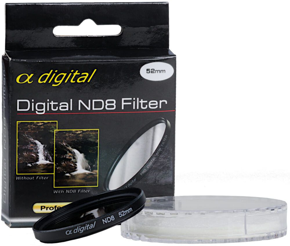 Alpha Digital ND8 52mm filtre gris – image produit 1