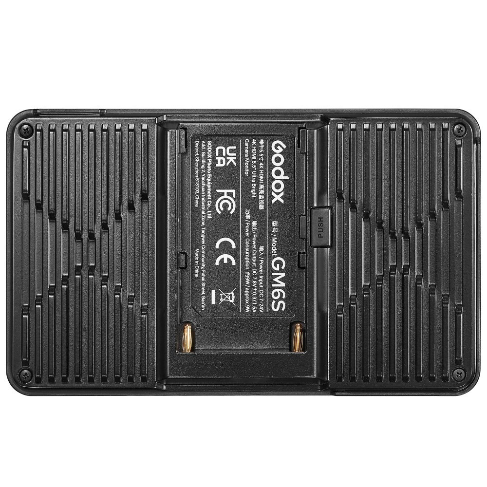 Godox GM6S Monitor ultra luminoso touchscreen 4K HDMI 5.5″ – 12