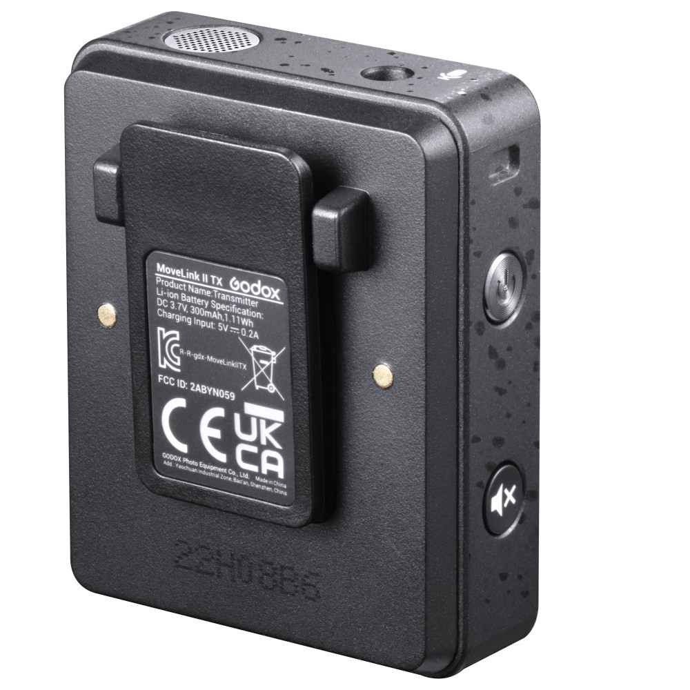 Godox MoveLink II M2 2,4 GHz Funkmikrofonsystem (Schwarz) Godox MoveLink II M2 2,4 GHz Funkmikrofonsystem (Schwarz) - Produktbild 13