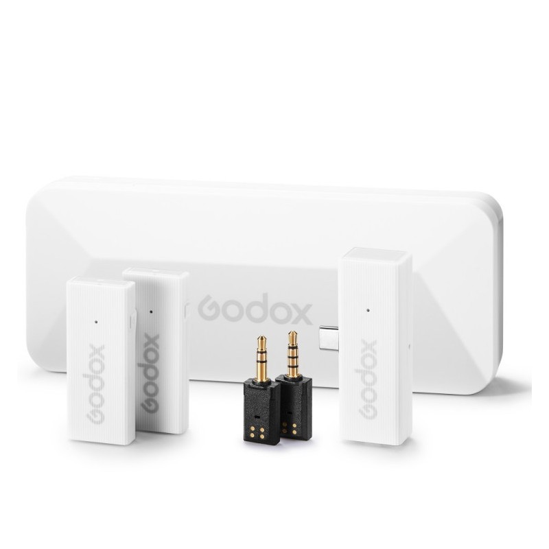Godox MoveLink Mini UC Set 2 (Cloud White) 2,4 GHz Mikrofonsystem – 6