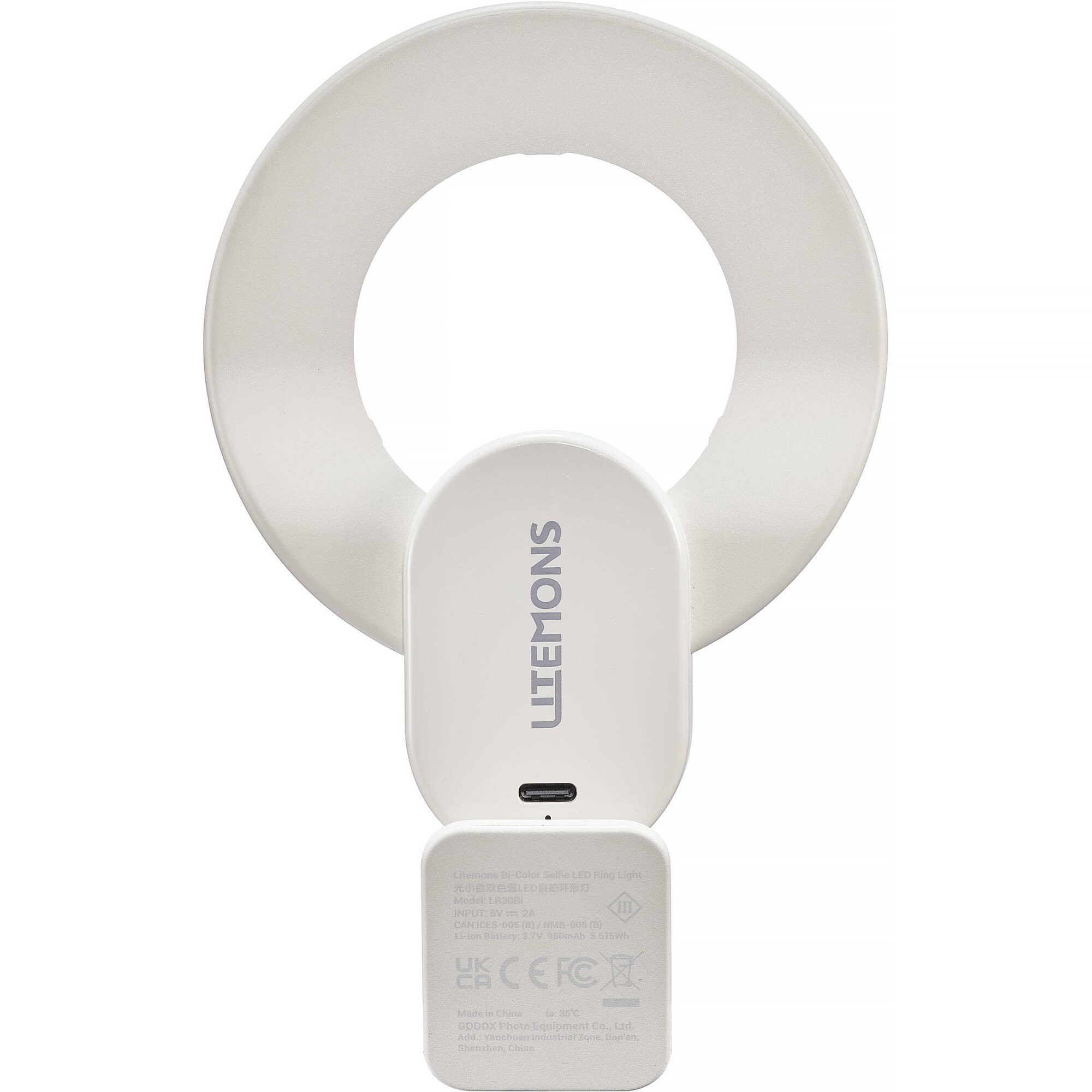 Lampa LED do smartfona Godox Litemons LR30Bi z uchwytem Lampa LED do smartfona Godox Litemons LR30Bi z uchwytem – zdjęcie produktu 3